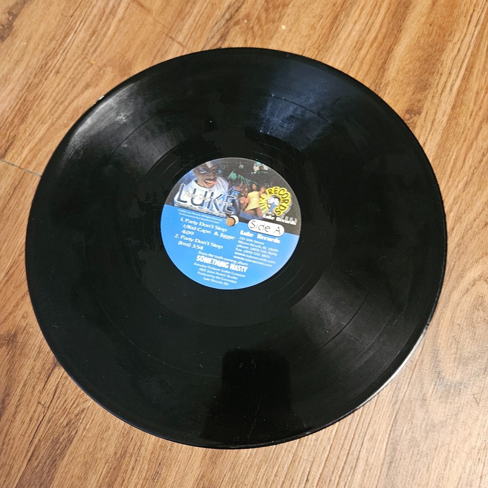 Luke – Party Don't Stop Luke Records 2001 Promo 33 12" Vinyl No Cover EX/EX